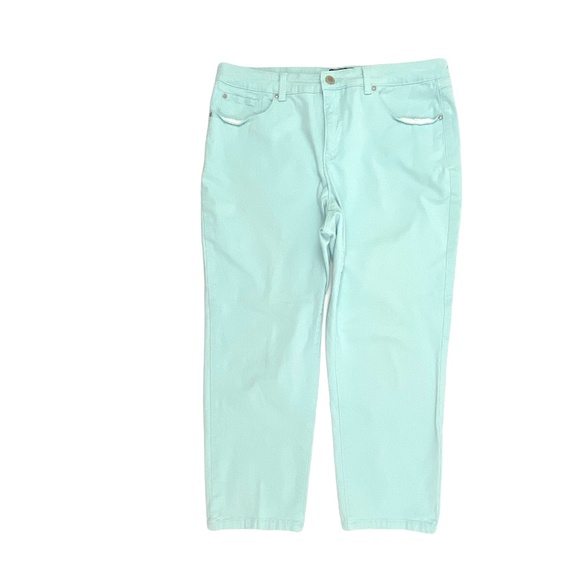Charter Club Denim - Charter Club Bristol Capri Women's size 10 Baby Blue Denim jeans
